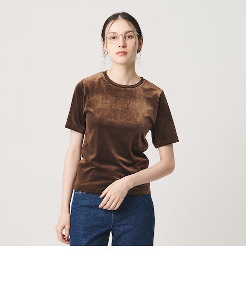 ベロア コンパクト ショートスリーブTシャツ