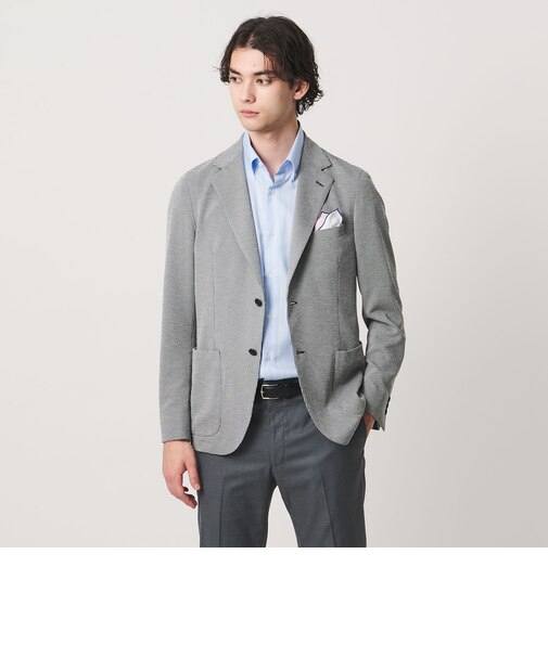 ハウンドトゥース シングル ２ボタン テーラードジャケット COMFORT EASY‐MODEL SOFT