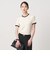 リブ バイカラーパイピング ショートスリーブ Tシャツ
