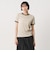 リブ バイカラーパイピング ショートスリーブ Tシャツ