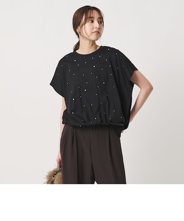 ビジュー Tシャツ ‐接触冷感‐