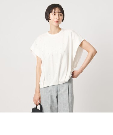 ビジュー Tシャツ ‐接触冷感‐