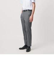 クールモーション ドビー サイドエクステンド ノープリーツスラックス COMFORT EASY‐MODEL　接触冷感　吸水速乾　ヨコストレッチ