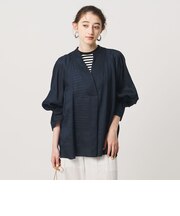 ラミー スキッパー Vネック ブラウス ‐ウォッシャブル‐