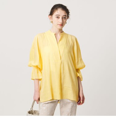 ラミー スキッパー Vネック ブラウス ‐ウォッシャブル‐