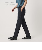 COOL DOTS プリント ノープリーツ テーパード パンツ UA COZY ウォッシャブル 2WAYストレッチ