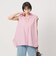 バックフレア フレンチスリーブ シャツ