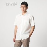 ショートスリーブ レギュラーカーラーシャツ UA COZY ヨコストレッチ 撥水