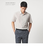 ショートスリーブ レギュラーカーラーシャツ UA COZY ヨコストレッチ 撥水