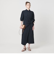 ドレープ ギャザー ワンピース ‐ウォッシャブル‐
