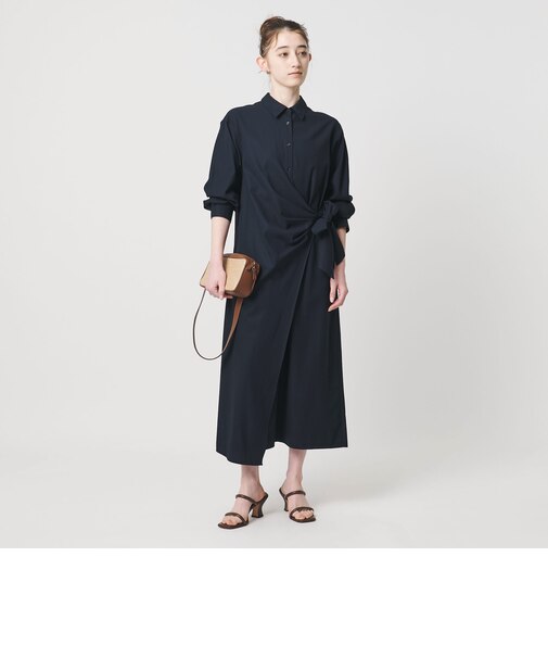 ドレープ ギャザー ワンピース ‐ウォッシャブル‐