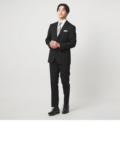 MODERATION SUIT 2B HC/BW- モデレーション スーツ ジャケット & パンツ 上下セット 裾仕上げ済 -ストレッチ-