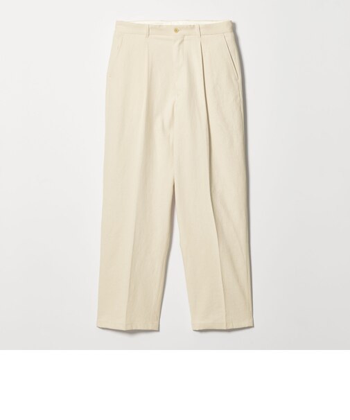＜Steven Alan＞ TCL オックスフォード アウト ワンプリーツ スラックス