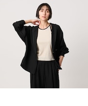 パイピング ドルマン ブラウス ジャケット ‐ウォッシャブル‐