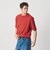 KNITEE クリンプコットン クルーネック ニット Tシャツ ウォッシャブル