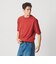 KNITEE クリンプコットン クルーネック ニット Tシャツ ウォッシャブル