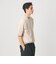 KNITEE クリンプコットン クルーネック ニット Tシャツ ウォッシャブル