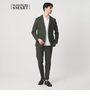 【WARDROBE SMART】ライト オックスフォード セットアップ/ジャケット&イージーパンツ