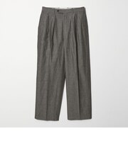 <Steven Alan> デニムシャンブレー イン ツープリーツ ドレス トラウザーズ