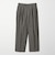 ＜Steven Alan＞ デニムシャンブレー イン ツープリーツ ドレス トラウザーズ