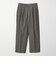 ＜Steven Alan＞ デニムシャンブレー イン ツープリーツ ドレス トラウザーズ