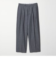 <Steven Alan> デニムシャンブレー イン ツープリーツ ドレス トラウザーズ