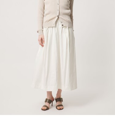 ボリューム タック スカート WHITE ‐ウォッシャブル‐