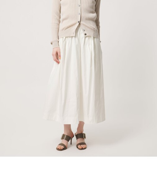 ボリューム タック スカート WHITE ‐ウォッシャブル‐