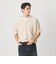 KNITEE クリンプコットン Vネック ニット Tシャツ ウォッシャブル