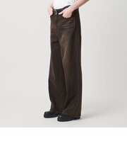 オーバーダイ デニム バギー パンツ
