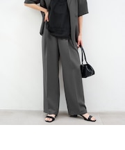 ［size SHORT/TALLあり］エアシカル タック パンツ 接触冷感 通気性