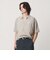 KNITEE リネンブレンド ミラノ スキッパー ニット Tシャツ ウォッシャブル