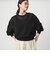 ＜at ease＞バイカラー シアー ニット プルオーバー