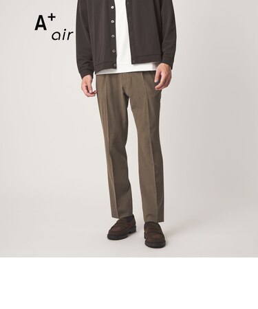 A+ air メッシュ スタンダード 1プリーツ スラックス -ストレッチ・吸水速乾-