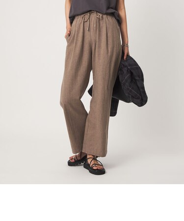 ［size SHORT/TALLあり］BREEZE LINEN ブリーズリネン ワイド パンツ 2