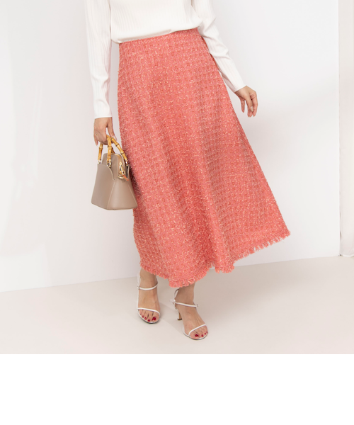 BISHU JAPAN フラッグリボンツイードスカート｜ノーリーズ