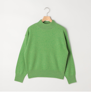 カシミヤ100ハイネックプルオーバーニット