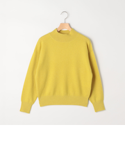 カシミヤ100ハイネックプルオーバーニット