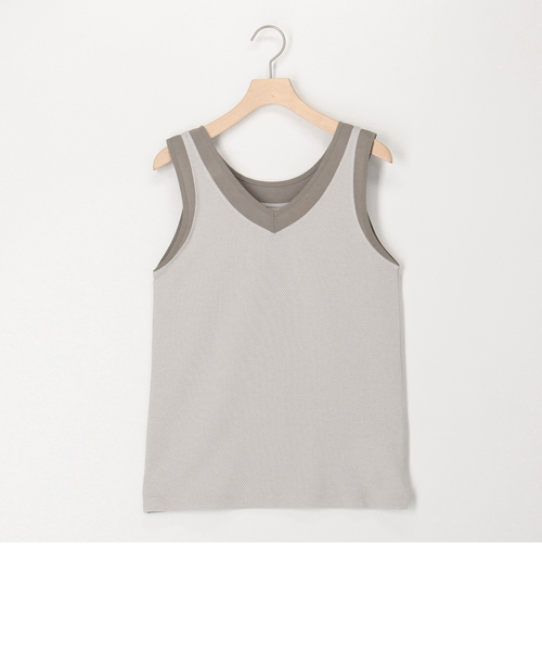 ラッセル編シアー切替2WAYタンクトップ｜ノーリーズアウトレットの