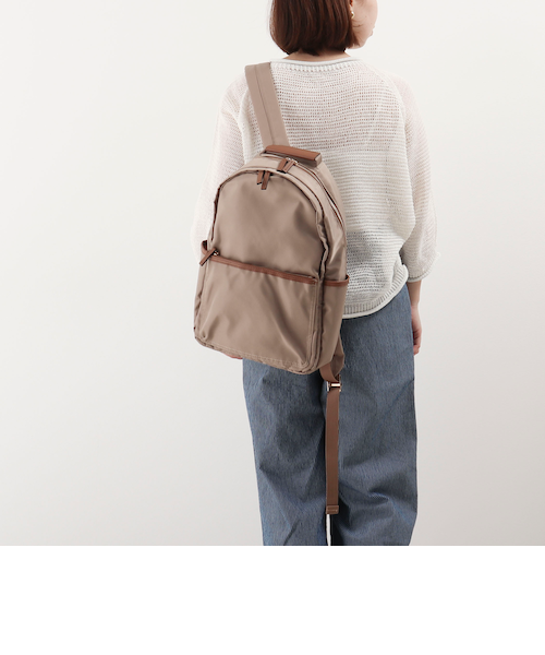 【MAKOTO】ブラウン　UC4 2023年10月購入 Lightning フラップバックパック No.02110-v2 ｜master-piece