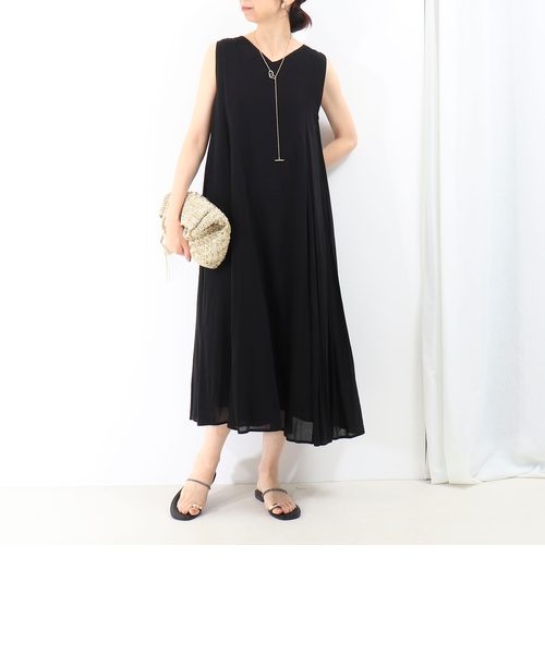 美品✨【NOLLEYS】麻調シアー2WAYパネルフレアワンピース NOLLEY'S｜麻調シアーボイルバンドカラーワンピース | Rakuten