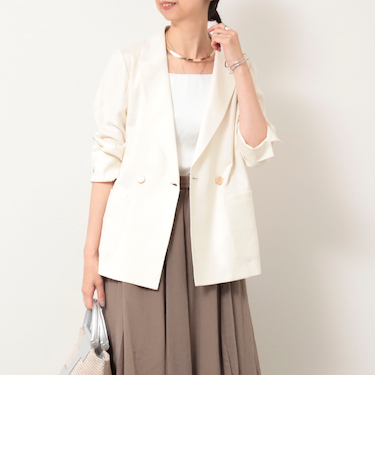 イージーケアリネンジャケット