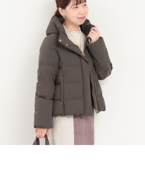 【新品】ライトタフタ フーデットショートコート ライトタフタ フーデットショートコート｜トゥモローランド 公式通販