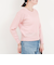 ウールカシミヤ 裾ボタンクルーネックプルオーバーニット
