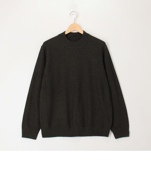 モックネック プルオーバーニット
