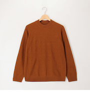 モックネック プルオーバーニット