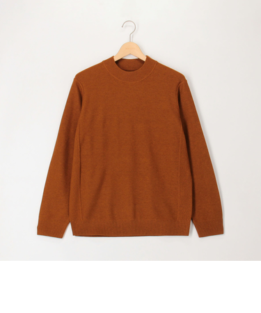 モックネック プルオーバーニット