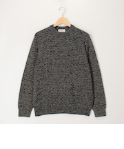 多色モールリンクス柄プルオーバーニット