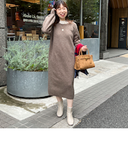 タスマニアラム ニットワンピース