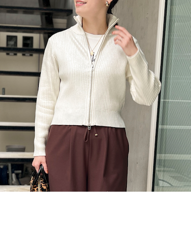 ハクニットZIPブルゾン